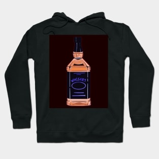 whiskey bottle pop art Hoodie